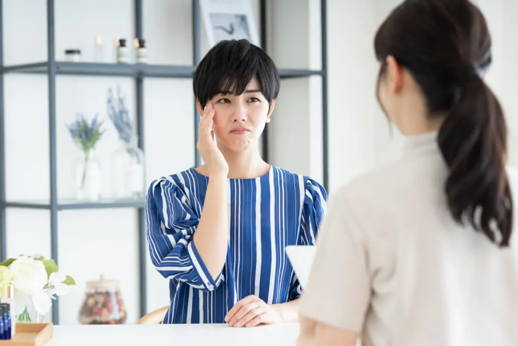 不満な女性_話が長い